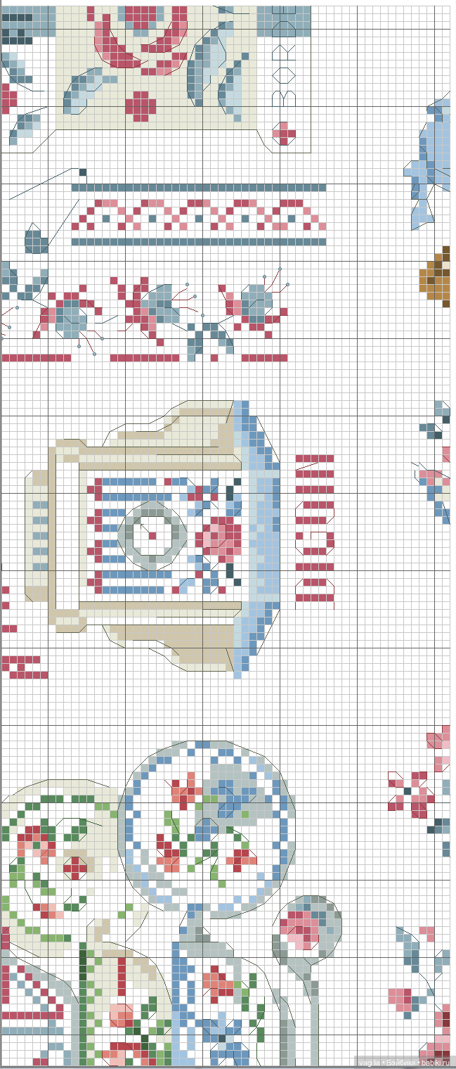 Французская вышивка остатки