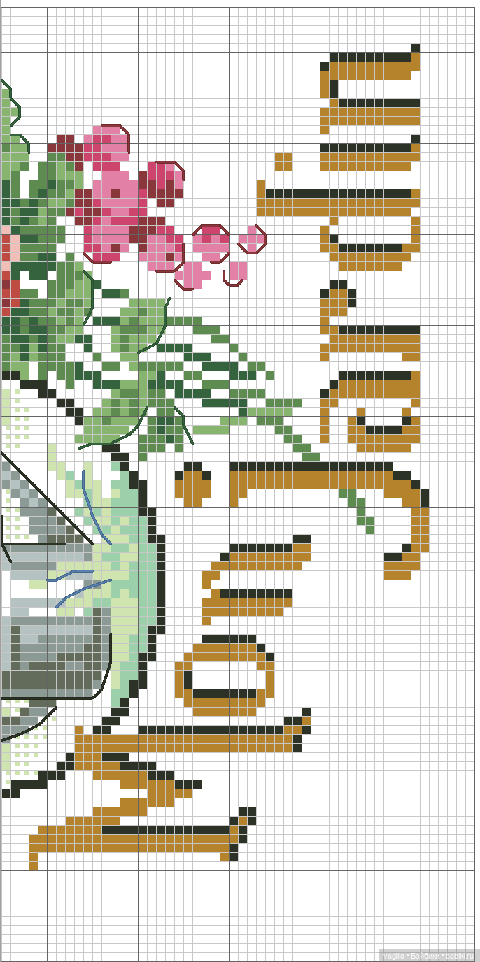 Разное мелкое крестиком — Схемы вышивки крестом: фото узоров