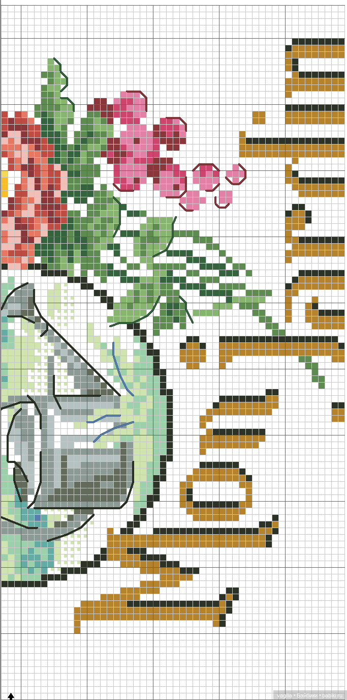 Разное мелкое крестиком — Схемы вышивки крестом: фото узоров