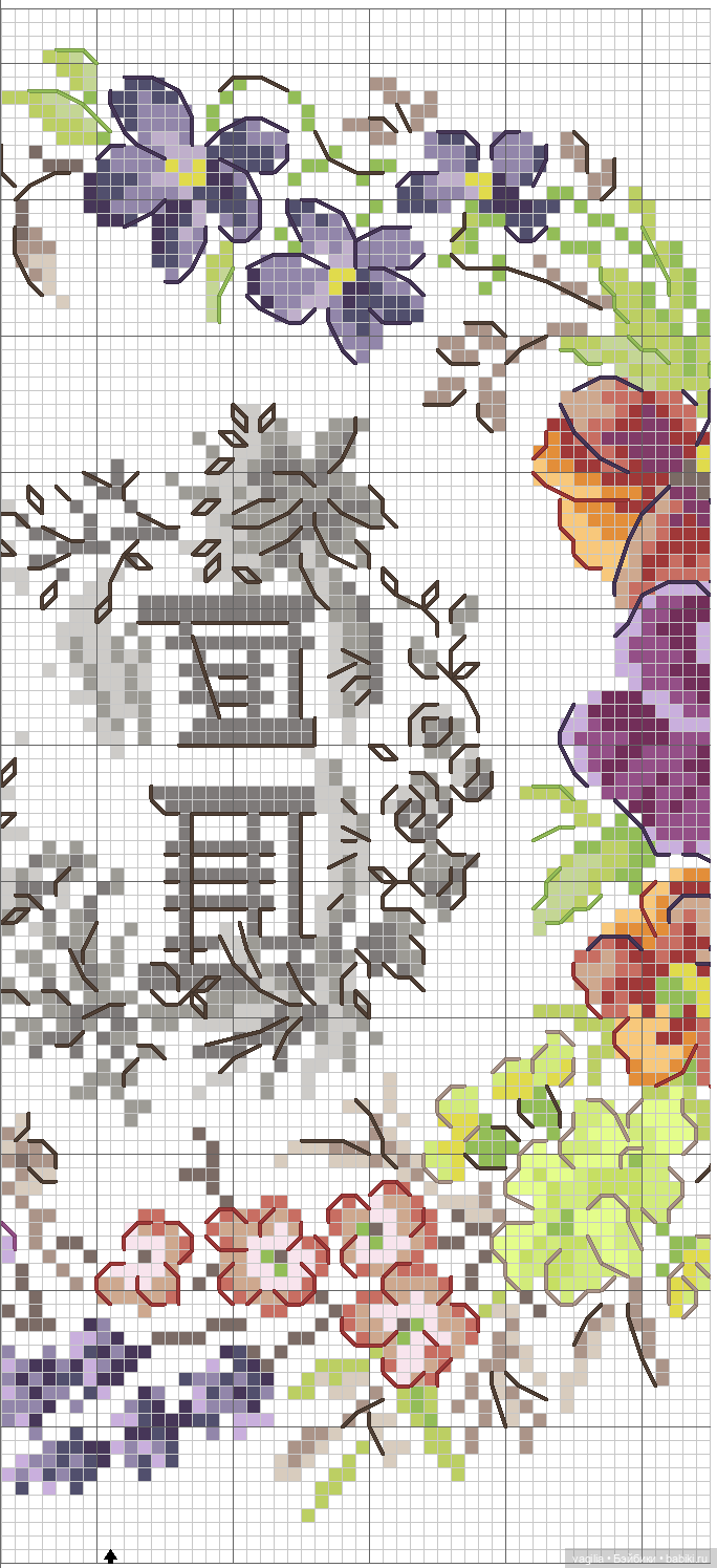 Разное мелкое крестиком — Схемы вышивки крестом: фото узоров