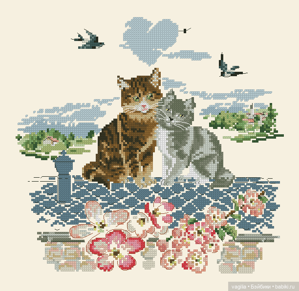 Разное мелкое крестиком — Схемы вышивки крестом: фото узоров