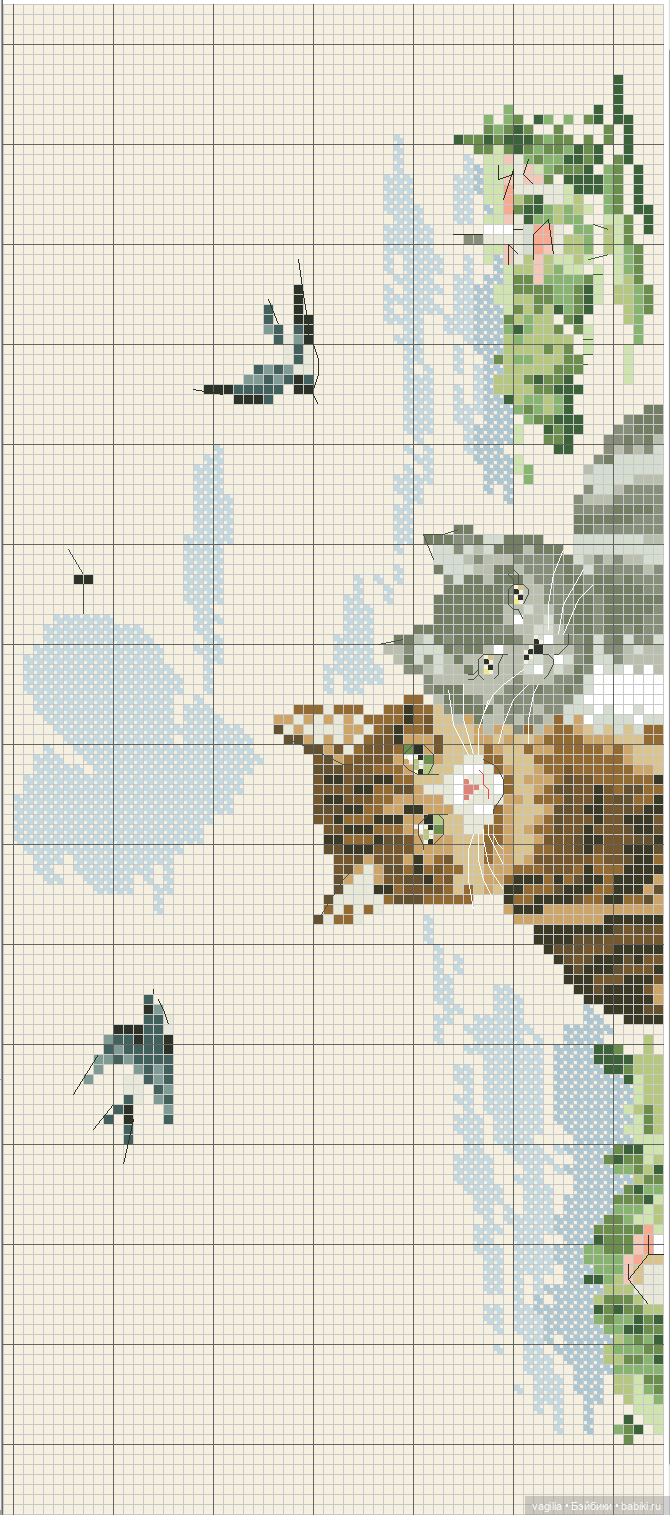 Разное мелкое крестиком — Схемы вышивки крестом: фото узоров