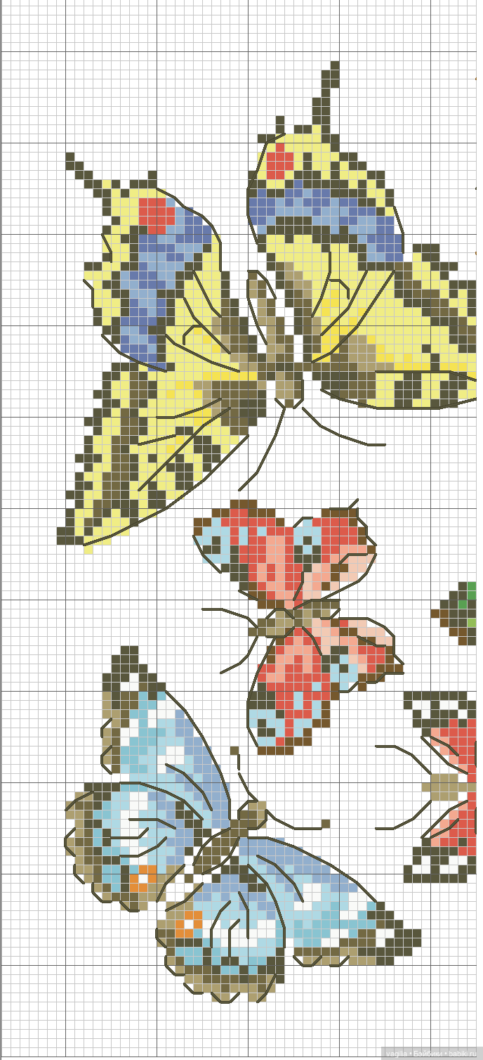 Разное мелкое крестиком — Схемы вышивки крестом: фото узоров
