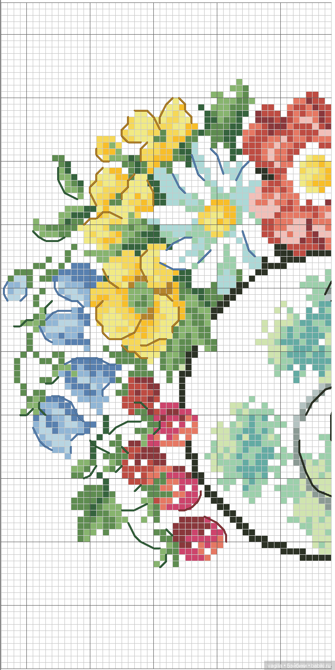 Разное мелкое крестиком — Схемы вышивки крестом: фото узоров