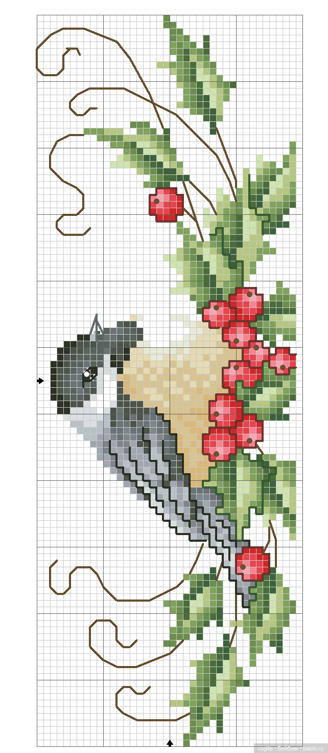 Разное мелкое крестиком — Схемы вышивки крестом: фото узоров