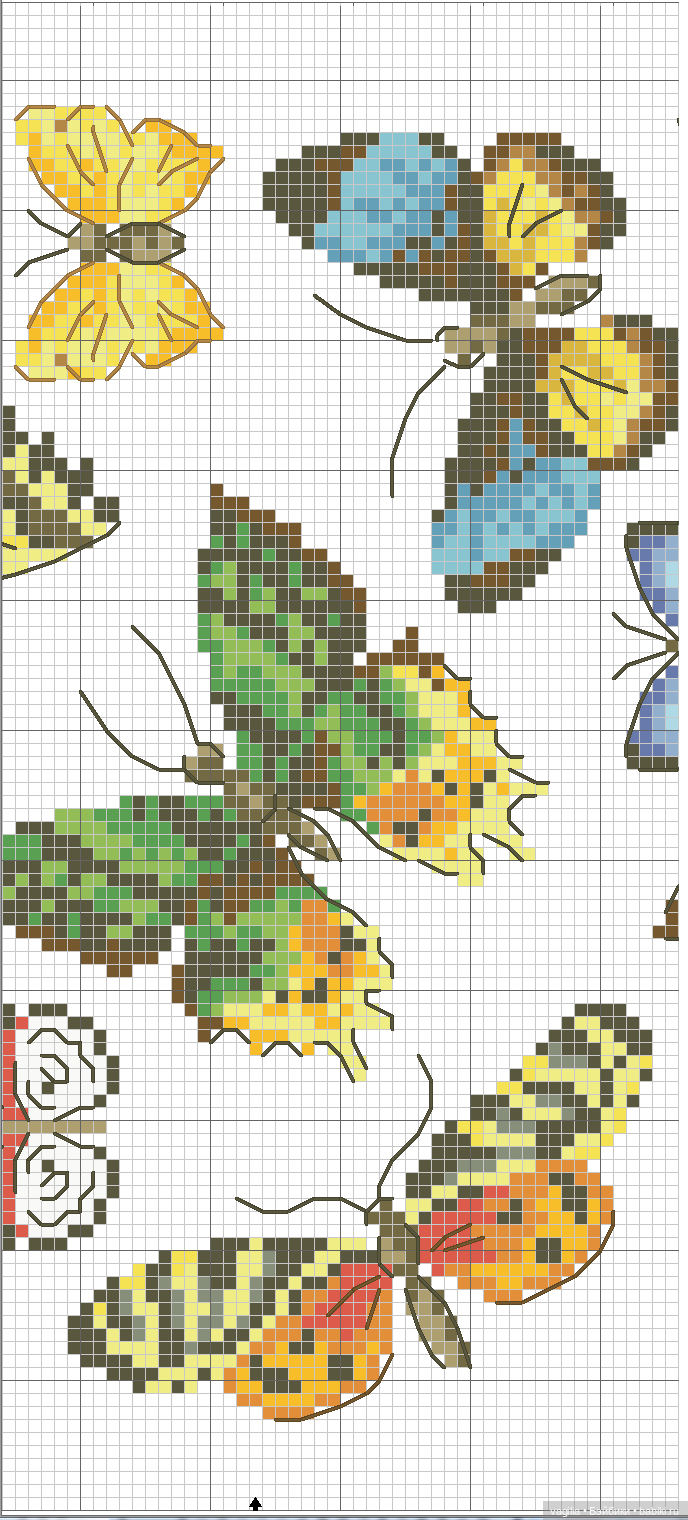 Разное мелкое крестиком — Схемы вышивки крестом: фото узоров
