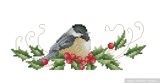 Разное мелкое крестиком — Схемы вышивки крестом: фото узоров