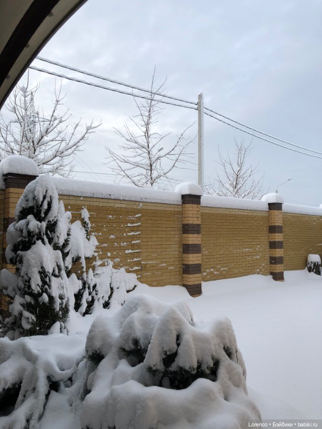 Просто наступила зима. Дворовые пейзажи