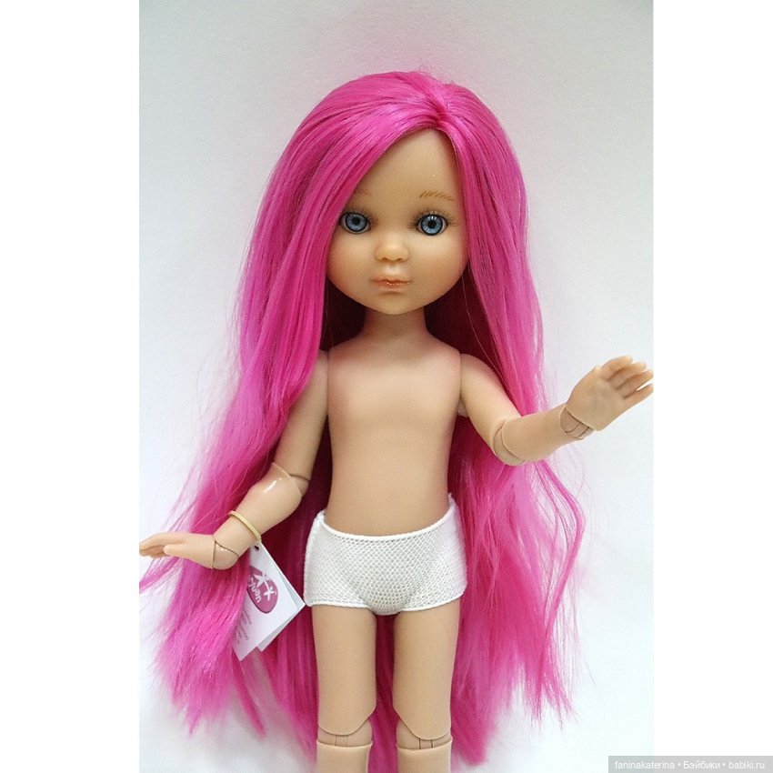 Шарнирная Ева с малиновыми волосами от Berjuan (фото 2)