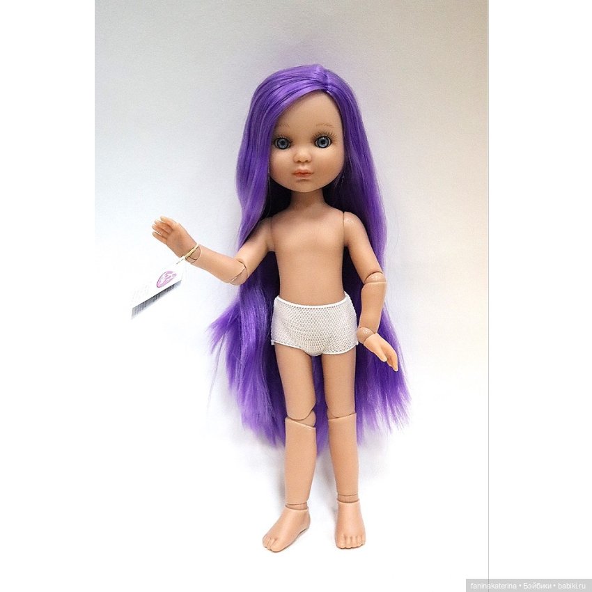 Шарнирная Ева с сиреневыми волосами от Berjuan (фото 2)