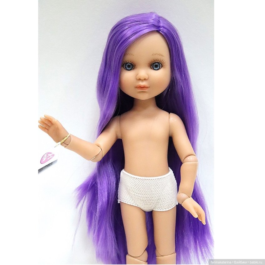 Шарнирная Ева с сиреневыми волосами от Berjuan (фото 3)