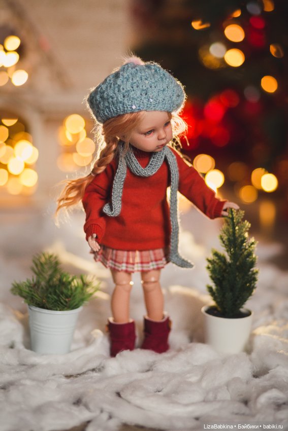 С Новым Годом — ООАК Paola Reina (Паола Рейна) и испанских кукол: перерисовка (фото 7)