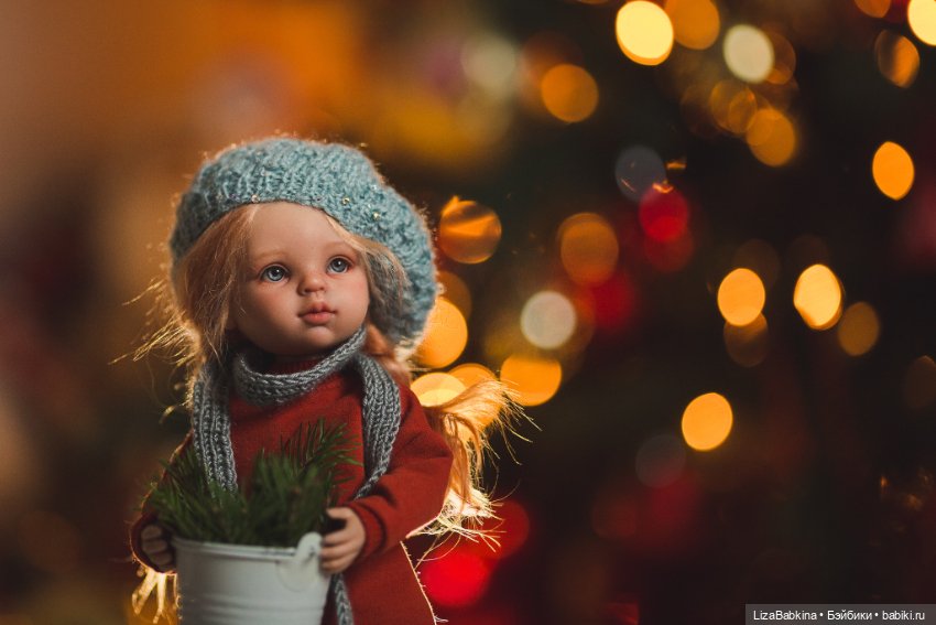 С Новым Годом — ООАК Paola Reina (Паола Рейна) и испанских кукол: перерисовка (фото 5)