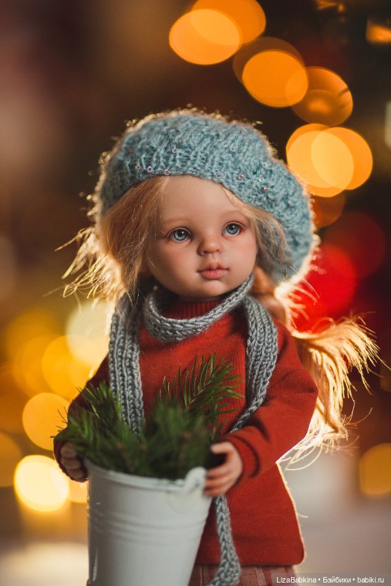 С Новым Годом — ООАК Paola Reina (Паола Рейна) и испанских кукол: перерисовка (фото 8)