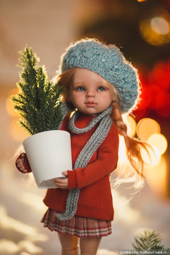 С Новым Годом — ООАК Paola Reina (Паола Рейна) и испанских кукол: перерисовка (фото 3)