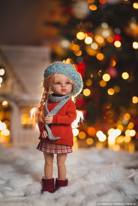 С Новым Годом — ООАК Paola Reina (Паола Рейна) и испанских кукол: перерисовка (фото 6)