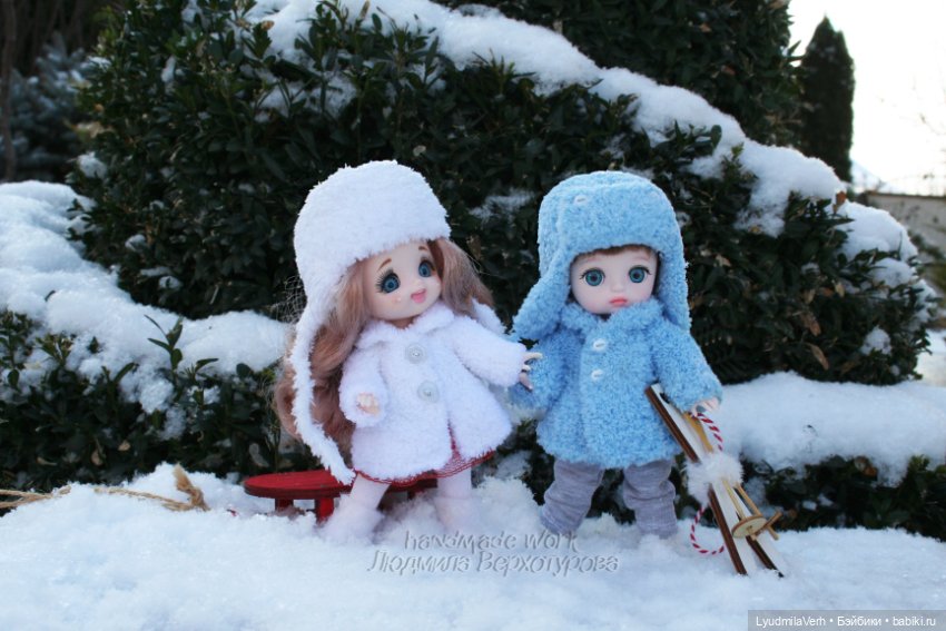 Цветы на морозе — Куклы Baboliy (Баболи (фото 5)