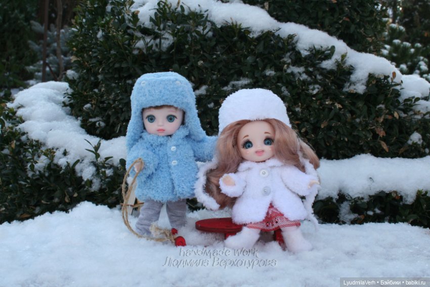 Цветы на морозе — Куклы Baboliy (Баболи (фото 4)