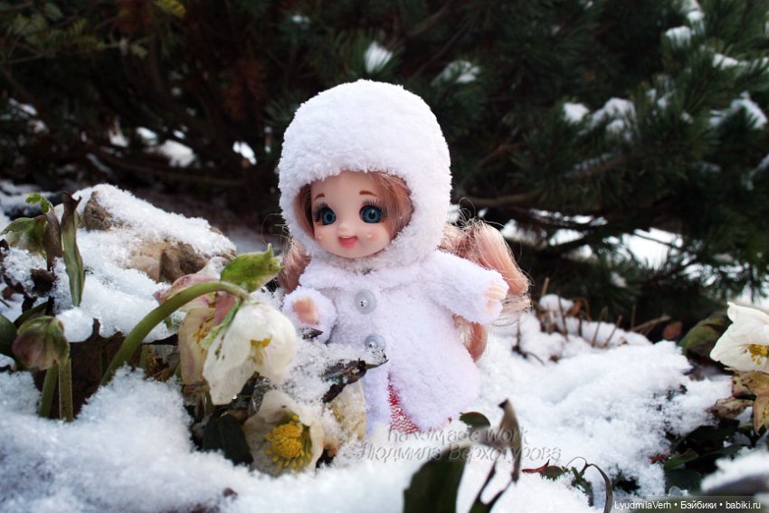 Цветы на морозе — Куклы Baboliy (Баболи (фото 3)