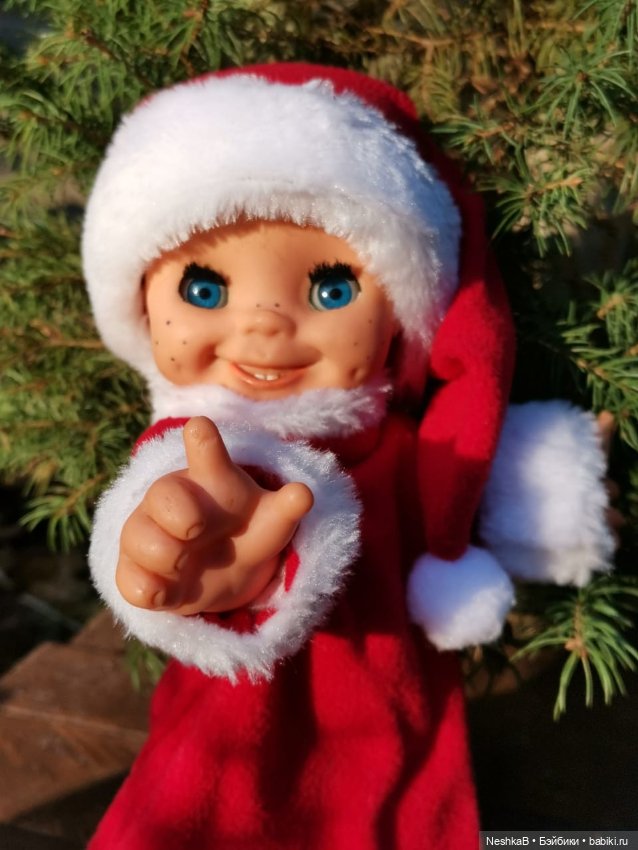 С Новым Годом — Винтажные куклы ГДР (Немки): Бигги (фото 8)
