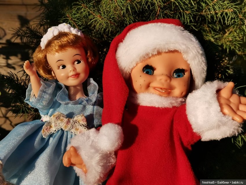 С Новым Годом — Винтажные куклы ГДР (Немки): Бигги (фото 9)