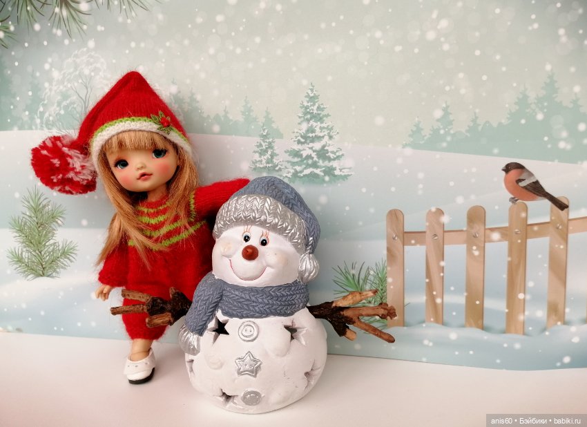 Новогодняя фотосессия малышки Тори (фото 9)