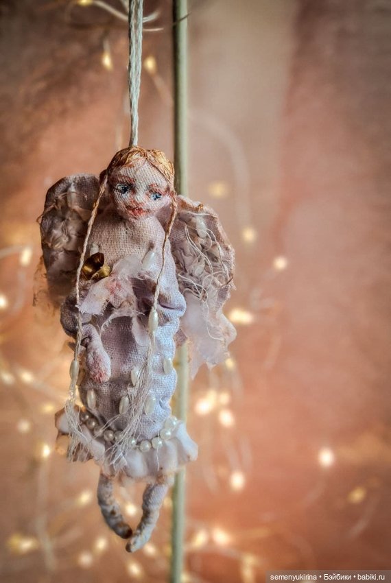 Текстильный ангел — Авторские текстильные куклы: Вальдорфские