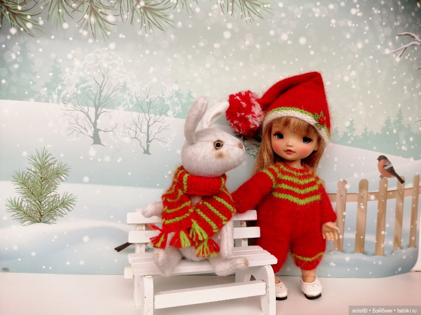 Новогодняя фотосессия малышки Тори (фото 6)