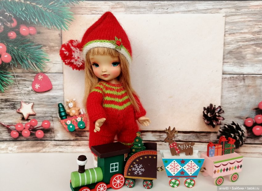 Новогодняя фотосессия малышки Тори (фото 4)