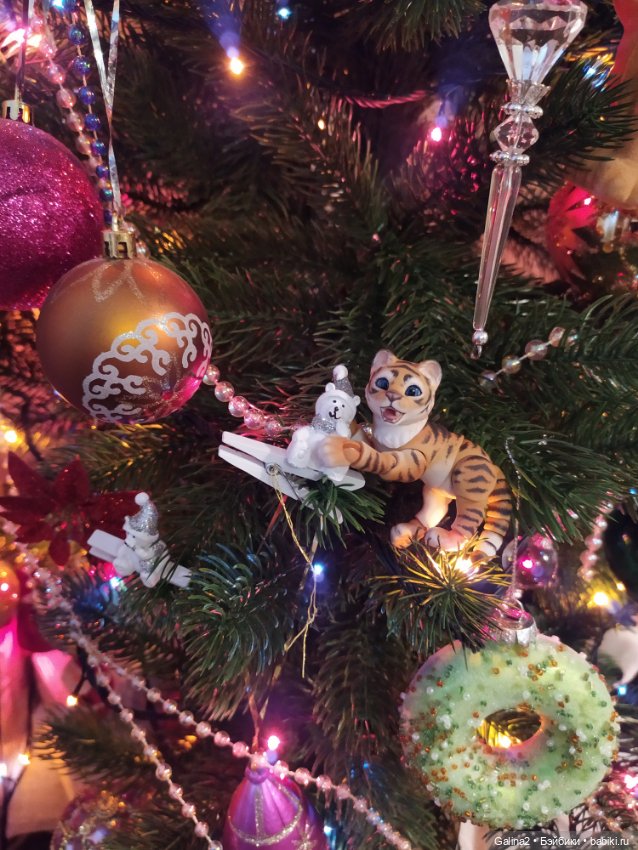 Тигрёнок — Лепка авторских игрушек и папье (фото 5)