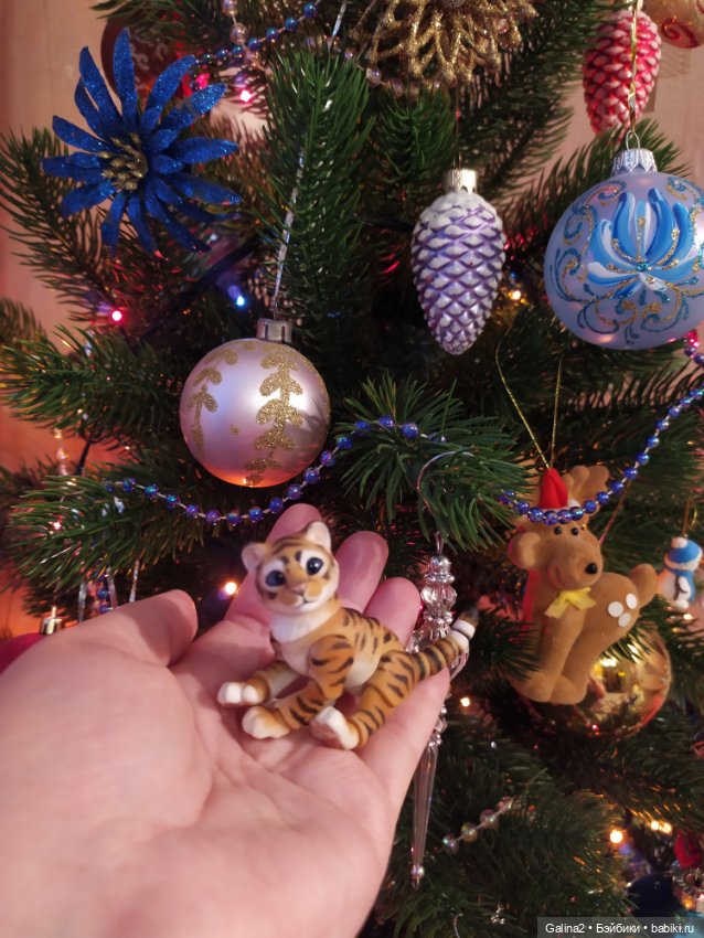 Тигрёнок — Лепка авторских игрушек и папье (фото 10)
