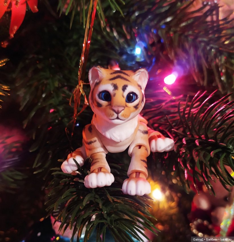 Тигрёнок — Лепка авторских игрушек и папье