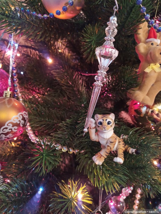 Тигрёнок — Лепка авторских игрушек и папье (фото 4)