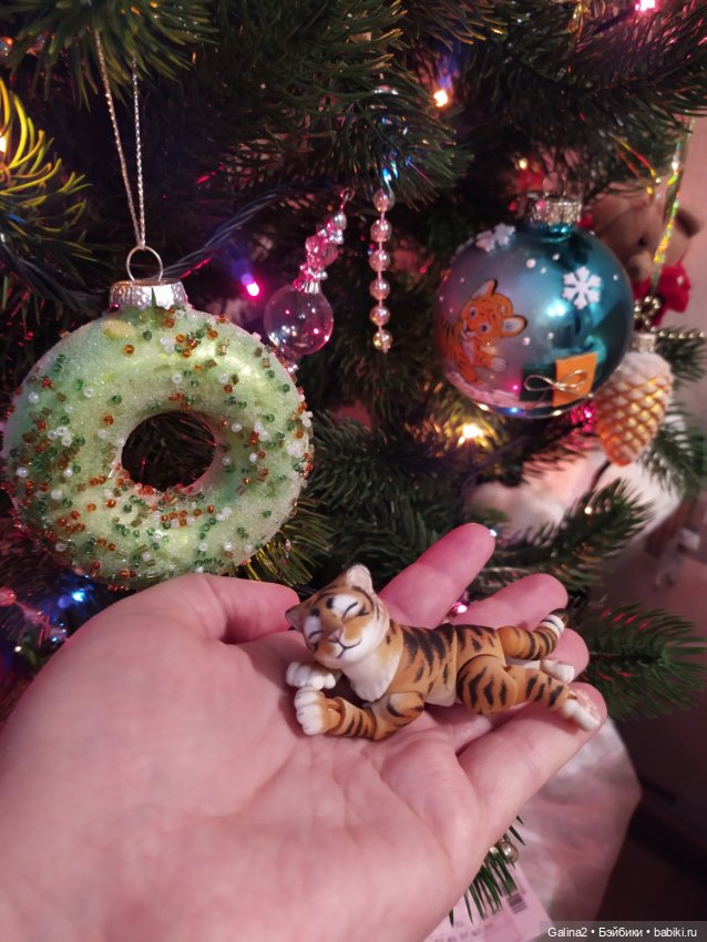 Тигрёнок — Лепка авторских игрушек и папье
