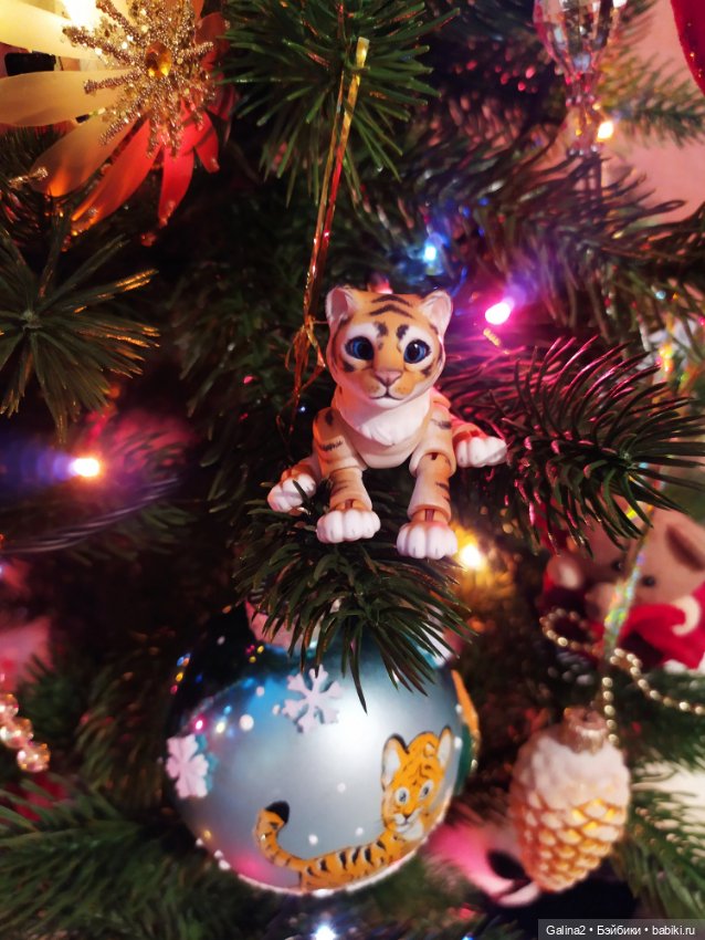 Тигрёнок — Лепка авторских игрушек и папье