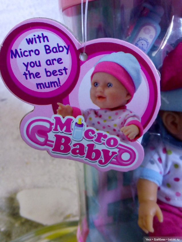 Пупс micro baby — Игровые куклы разных производителей (Разное): редкие бренды (фото 2)