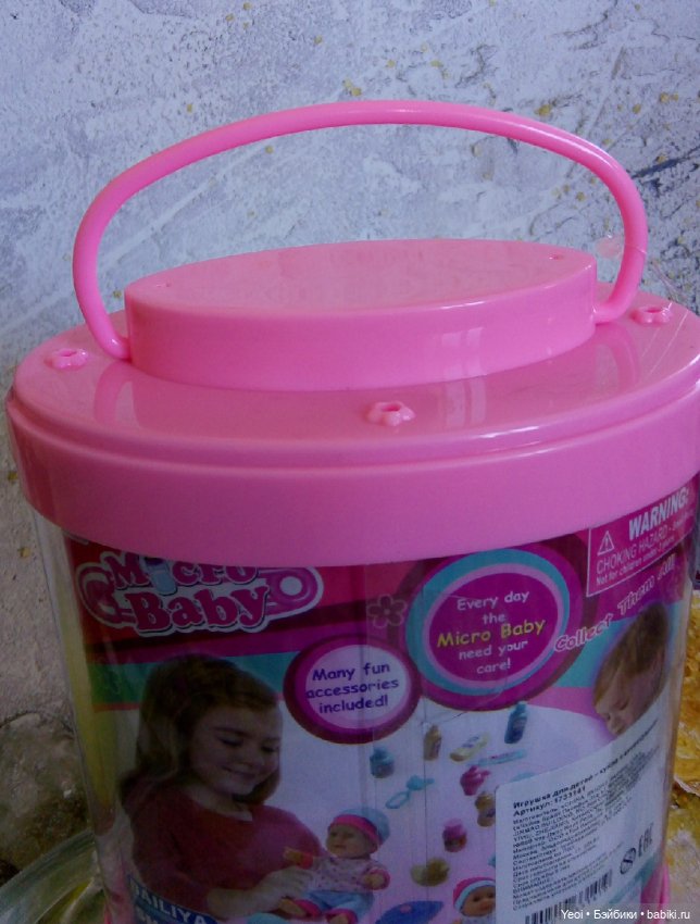 Пупс micro baby — Игровые куклы разных производителей (Разное): редкие бренды (фото 4)
