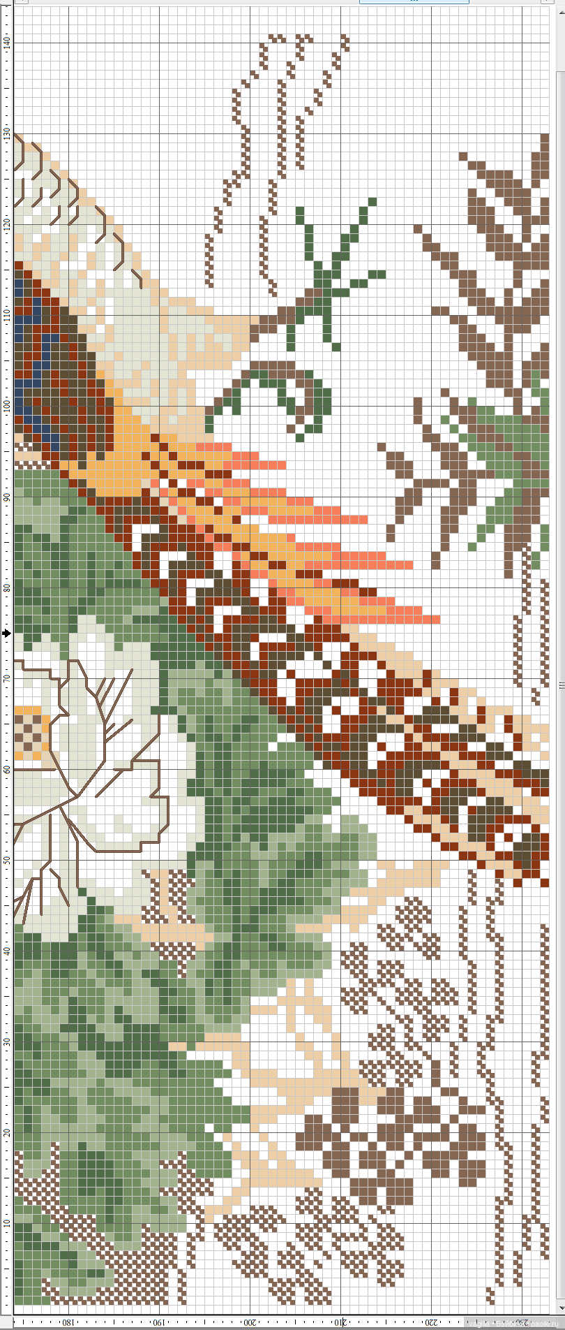 Крупные птицы крестом — Схемы вышивки крестом: фото узоров (фото 5)