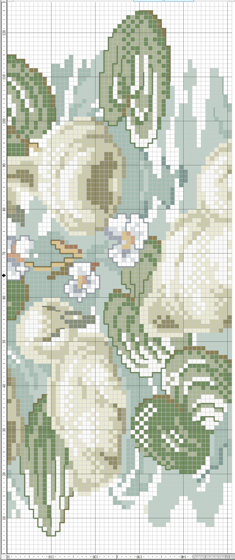 Крупные птицы крестом — Схемы вышивки крестом: фото узоров