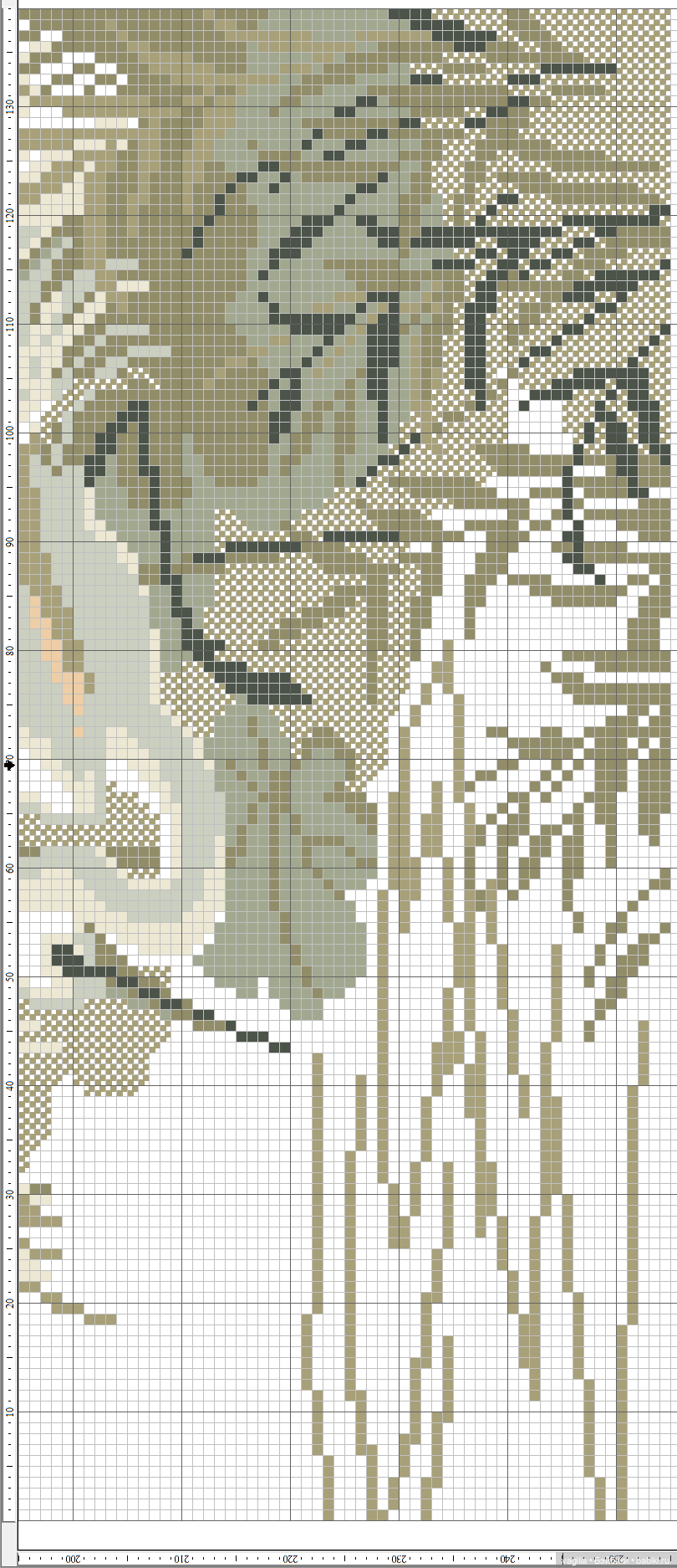 Крупные птицы крестом — Схемы вышивки крестом: фото узоров