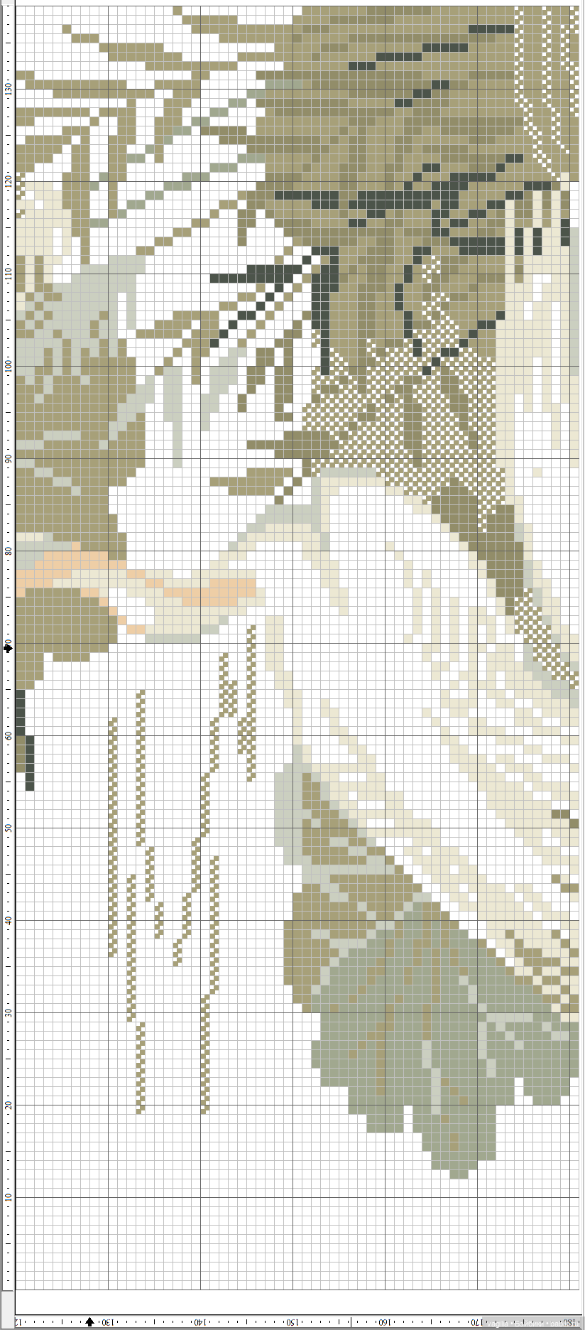 Крупные птицы крестом — Схемы вышивки крестом: фото узоров