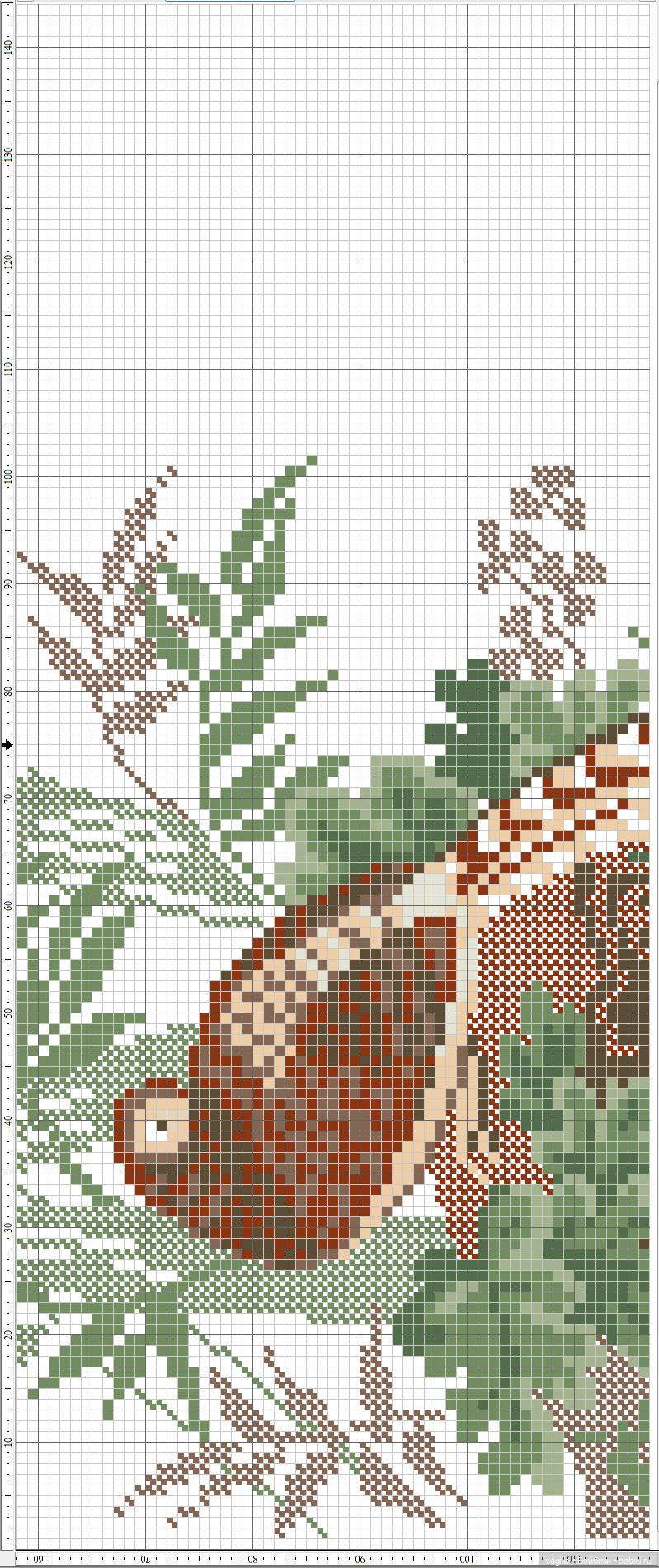 Крупные птицы крестом — Схемы вышивки крестом: фото узоров (фото 3)