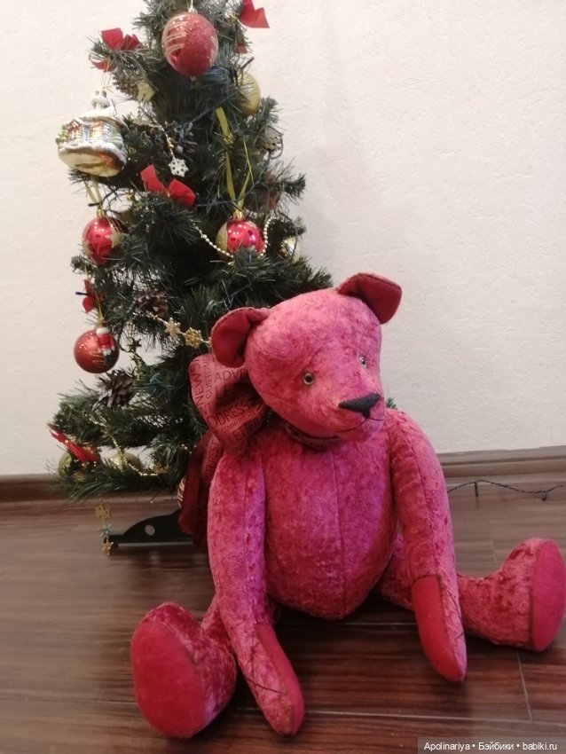 Christmas bear — Авторские мишки Тедди и друзья: фото (фото 3)