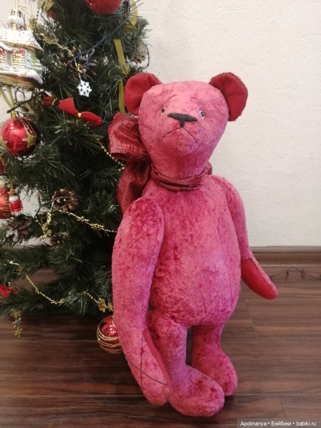 Christmas bear — Авторские мишки Тедди и друзья: фото (фото 5)