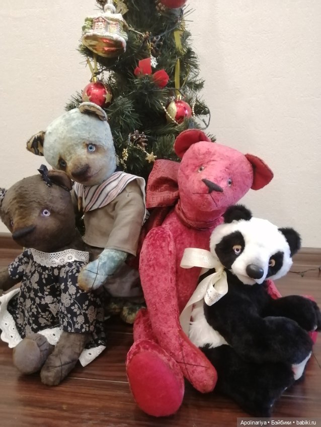 Christmas bear — Авторские мишки Тедди и друзья: фото