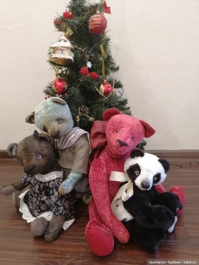 Christmas bear — Авторские мишки Тедди и друзья: фото (фото 10)