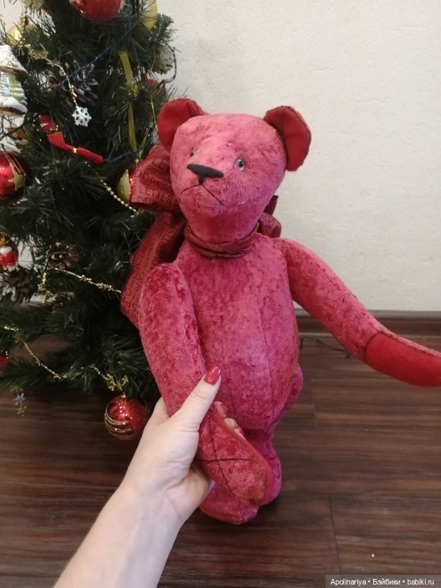 Christmas bear — Авторские мишки Тедди и друзья: фото (фото 7)