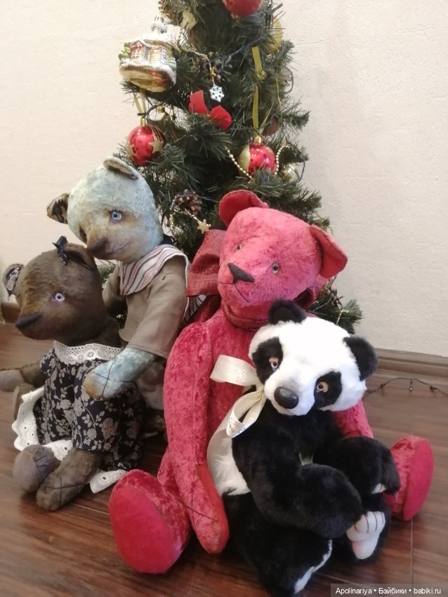 Christmas bear — Авторские мишки Тедди и друзья: фото