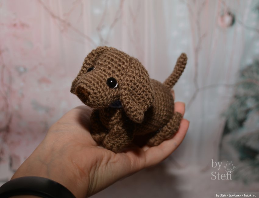 Таксик — Вязаные игрушки и амигуруми: крючком (фото 5)