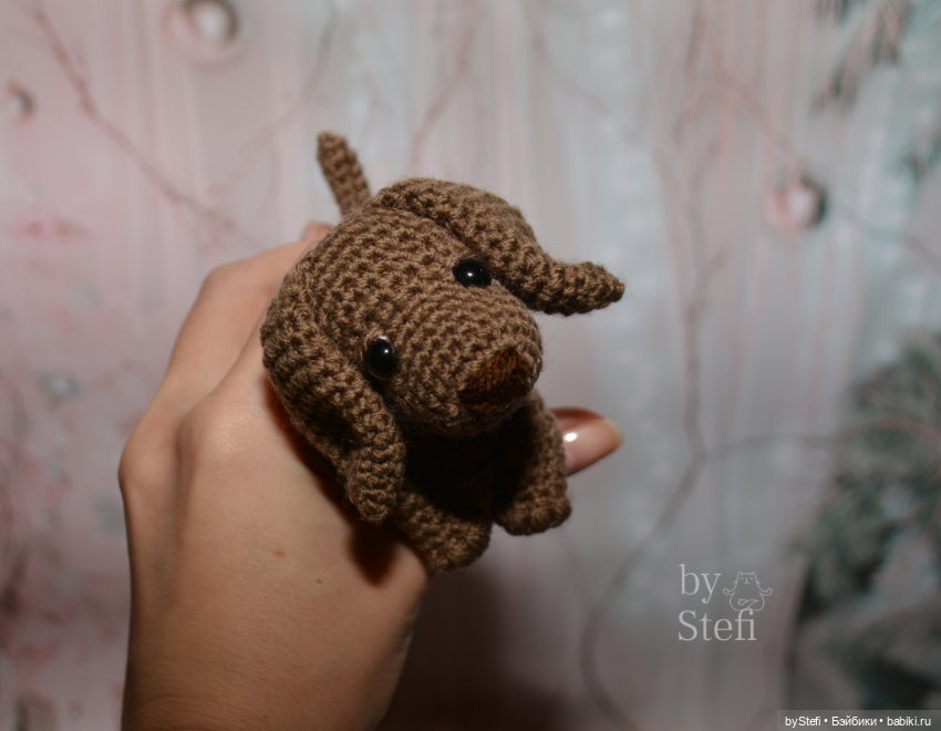 Таксик — Вязаные игрушки и амигуруми: крючком (фото 9)